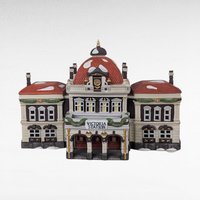 1989 Dept 56 Victoria Station, Dickens Village Building, Lit Christmas Village Display, Holiday Decor, Collectible Building