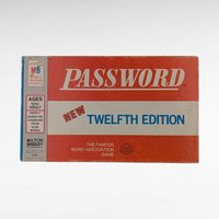 1962 Password Game, Milton Bradley Twelfth Edition, Complete Vintage Word Association Game, Family Fun, Game Collector
