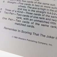 1980 Whitman Poker Keno Game Complete - 12 Cards, Deck, 200 Chips