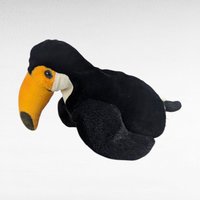 Vintage 1999 KM Plush Toucan Bird Hand Puppet Tropical Toy Gift