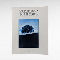 1990 Jeanne Cotter Piano Music Book, After the Rain Solo Piano Sheet Music, Vintage Gift for Pianist, Instrumental Music Collection