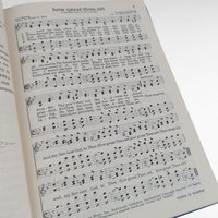 1966 Crusader Hymns Hardcover Book, Vintage Religious Hymnal, Christian Music Collection, Gift for Church Musician, Hymn Book
