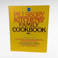 1979 Pillsbury Kitchens' Family Cookbook, Vintage Hardcover Recipe Book, Three Ring Binder Cookbook, Baking Gift, Cooking Inspiration