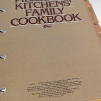 1979 Pillsbury Kitchens' Family Cookbook, Vintage Hardcover Recipe Book, Three Ring Binder Cookbook, Baking Gift, Cooking Inspiration