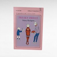 1973 Freaky Friday, Mary Rodgers, Vintage Softcover, Children's Book, Gift for Young Adults