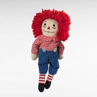 Vintage Raggedy Andy Doll, Classic Plush Toy, Collectible, Children's Gift
