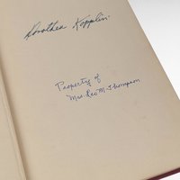 1945 Inspirational Hardcover, Something to Live By, Vintage Self-Help Book, Dorothea S. Kopplin, Potential Signed Edition