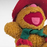 1987 McDonald's Fozzie Bear Plush, Jim Henson Muppets Toy, Vintage Kids Collectible, Nostalgic Fast Food Toy