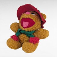 1987 McDonald's Fozzie Bear Plush, Jim Henson Muppets Toy, Vintage Kids Collectible, Nostalgic Fast Food Toy