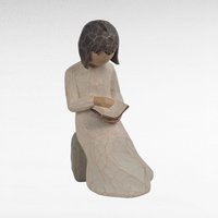 Vintage Willow Tree Figurines Set of 3 Sign of Love Wisdom Birthday Girl Collectible Home Decor Gift
