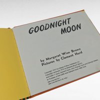 1975 Goodnight Moon Hardcover, Margaret Wise Brown, Clement Hurd Pictures, Vintage Children's Book