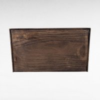 Vintage Lerner Carved Style Plastic Desk Organizer, Faux Wood Letter Holder, Office Storage