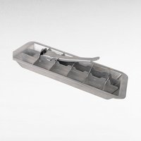 Vintage Metal Ice Cube Tray with Lever, Kitchen Barware, Farmhouse Ice Maker