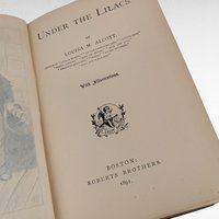 Antique 1878 Under the Lilacs Book by Louisa May Alcott, Vintage Children's Literature, Collectible Classic Novel