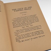 1939 The Clue of the Tapping Heels, Carolyn Keene, Vintage Nancy Drew Mystery, Collectible Book
