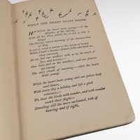 1920 James Whitcomb Riley Best Loved Poems Book, Antique Illustrated Poetry, Literary Gift