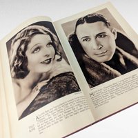 1930 Stars of the Photoplay Book, Antique Movie Star Portraits, Vintage Hollywood Memorabilia