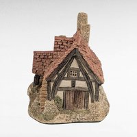 1983 David Winter The Bothy Figurine, Vintage English Village Cottage Sculpture, Collectible Home Decor Gift