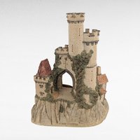 1984 David Winter "Castle Gate" Large Village Figure - Medieval Style Collectible Figurine - Fantasy Decor, No Box