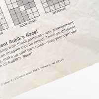 Vintage 1982 Ideal Rubik's Race Game, Complete Fast-Paced 2-Player Puzzle Challenge, All Pieces