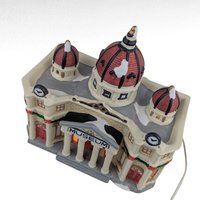 Vintage 1996 Dicken's Keepsake Museum Lighted Christmas Village House, Ceramic Holiday Building, Collectible Winter Display