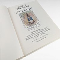 1980 Giant Treasury Peter Rabbit, Beatrix Potter Hardcover, Vintage Children's Book, Nursery Decor, Gift for Baby