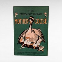 Vintage Metropolitan Mother Goose Book, Illustrated by Emma Clark, Nursery Rhymes, Collectible Children's Book