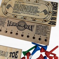 Vintage Chadwick Set of 7 Peg Games, 1980s Wooden Puzzles, Complete Game Set, Family Fun Gift