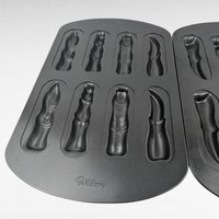 Vintage Wilton Halloween Fingers Cookie Pan, Spooky Finger Shaped Cookie Mold, Novelty Baking Pan for Halloween Treats