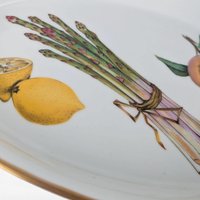 Vintage 1961 Royal Worcester Evesham Gold Oval Baking Dish, 11 Inch Oven to Table Ware, English Porcelain Casserole Server