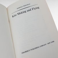 Vintage 1962 Kite Making and Flying, Harold Ridgway, Hardcover Book, Illustrated Hobby Guide, Craft Book