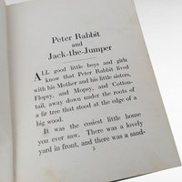 1935 Peter Rabbit Jack the Jumper, Linda Stevens Almond, Illustrated Vintage, Childrens Book, Hardcover