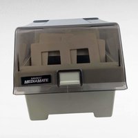 Vintage Amaray MediaMate 5.25 Inch Floppy Disk Storage Box, Smoked Lid, 5 Dividers, Computer Data Organizer, Tech Collector Gift