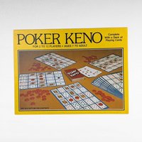 1980 Whitman Poker Keno Game Complete - 12 Cards, Deck, 200 Chips