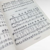 Vintage 1958 Christmas Music Book Set, Softcover Piano Sheet Music, Holiday Song Collection, Gift for Musician, Festive Music Decor