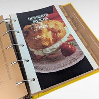 1979 Pillsbury Kitchens' Family Cookbook, Vintage Hardcover Recipe Book, Three Ring Binder Cookbook, Baking Gift, Cooking Inspiration