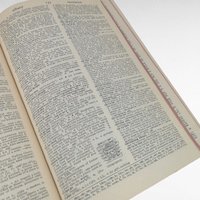 1959 Webster's New World Dictionary American Language Concise Edition, Vintage Hardcover Reference Book, Mid Century Collectible Dictionary