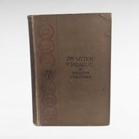 Antique 1896 The Witch of Prague by F Marion Crawford Hardcover Book, Victorian Gothic Occult Novel, Collectible 19th Century Literature