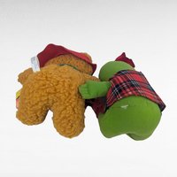 Vintage Muppets Fozzie Bear & Kermit the Frog Plush Toy Set, McDonalds Fozzie, Holiday Muppets, Collectible Jim Henson Characters