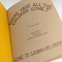 Vintage 1977 Children's Book Where Have All the Children Gone, Softcover, Karen Kaiser Clark, Gift for Nostalgic Reader