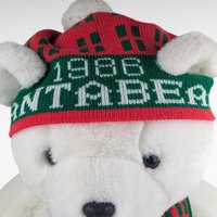 1986 Dayton Hudson Santa Bear, Vintage Holiday, Plush Collectible, Gift