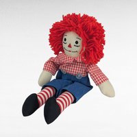 Vintage Raggedy Andy Doll, Classic Plush Toy, Collectible, Children's Gift