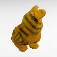 1981 Dakin Sitting Garfield Plush, Vintage Cartoon Cat Stuffed Animal, United Feature Syndicate Toy, Nostalgic Gift