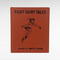 1938 Eight Fairy Tales Watty Piper, Antique Children's Book, Kate Cox Goddard, Illustrated Stories, Collectible Fairytales
