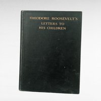 1919 Theodore Roosevelt Letters Book, Edited by Bishop, Hardcover, Historical Correspondence, Gift for History Buff, Antique Book Decor