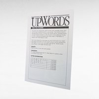 1988 Upwords Game, Milton Bradley, Complete, 3D Word Game, Vintage Family Fun, Gift for Word Lovers