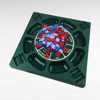 1976 Turntable Tripoley, Elite Edition, Cadaco, Rotating Board Game, Vintage Card Game, Gift for Game Night