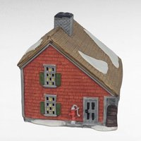 Dept 56 Shingle Creek House 1990 Heritage Village Lighted Christmas Building, Porcelain Collectible, 5946-3
