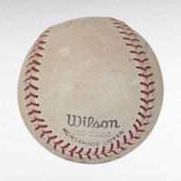 Ted Uhlaender Autographed Baseball,Vintage 70s, MN Twins, Wilson Little League Signed Ball, Display Collectible