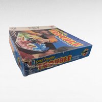 Vintage 1986 Pop O Matic Trouble Game, Milton Bradley Family Board Game, Classic Dice Popping Game